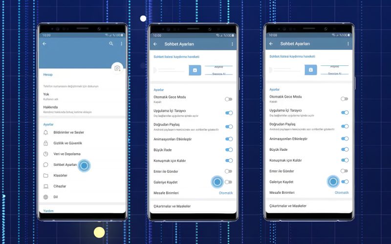 Telegram Otomatik İndirme Kapatma